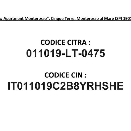 Seaview Apartment Monterosso, Cinque Terre 몬테로소 알 마레 외부 사진